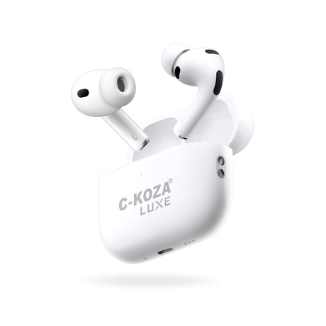 C-KOZA LUXE LT-04 True Wireless Earbuds with ENC, Bluetooth 5.3, 40H Playtime & HiFi Stereo Bass