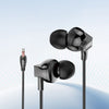 C-KOZA LUXE Series LH-202 Wired Handsfree Earphones with Mic - Rich Bass & 3.5mm Jack