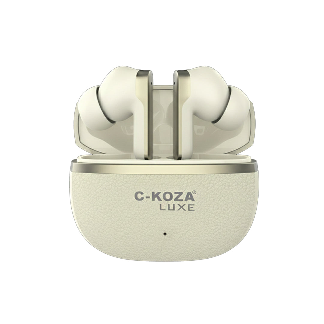 C-KOZA Luxe LT-01 [APRICOT]: Immersive ANC+ENC Wireless Earbuds | Luxe Series