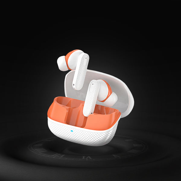 C-KOZA LUXE LT-03 [WHITE] | Premium TWS Earbuds with 50H Playtime, Extra Bass & Touch Controls