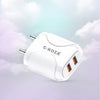 C-KOZA LUXE LU-101 | 15W Super Fast Dual USB Charger with Auto-ID & Multi-Layer Safety